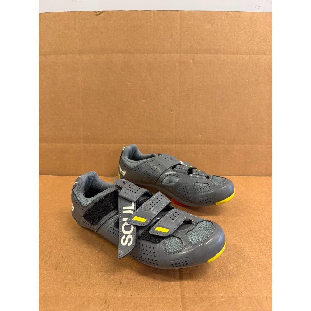 Pearl Izumi SoulCycle Indoor Cycling Shoes Cleats Gray Mens Size 41 EU